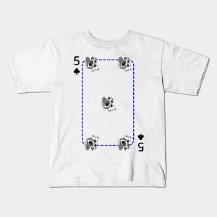 5 of clubs Kids T-Shirt